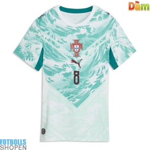 Billiga Portugal Bruno Fernandes #8 Bortatröja Dam VM 2026 Kortärmad